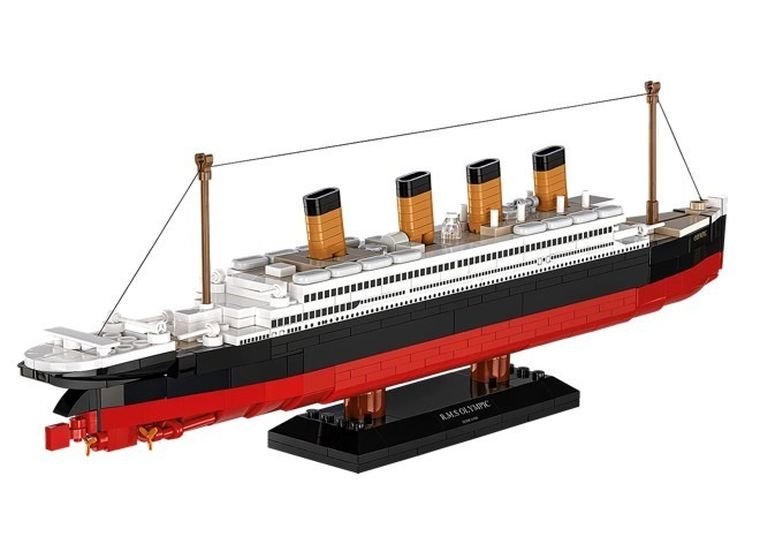 Cobi, Historical Collection, R.M.S. Olimpic, klocki, 1:700, 595 elementów
