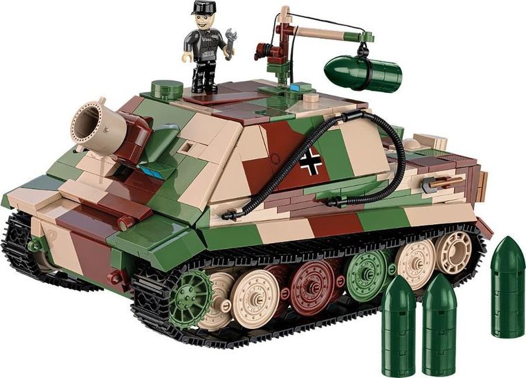 Cobi, Historical Collection WW II, 38 cm Sturmmorser Sturmtiger, klocki, 1:28, 1100 elementów