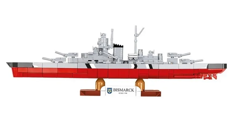 Cobi, Historical Collection, WWII, Battleship Bismarck, klocki, 1:700, 590 elementów