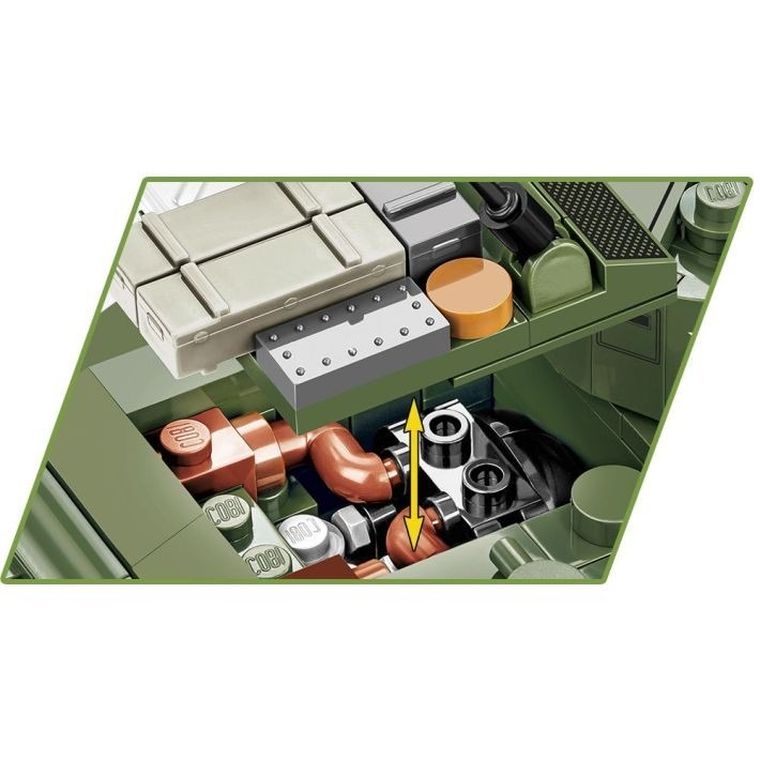 Cobi, Historical Collection WWII, M3 Stuart, klocki, 511 elementów