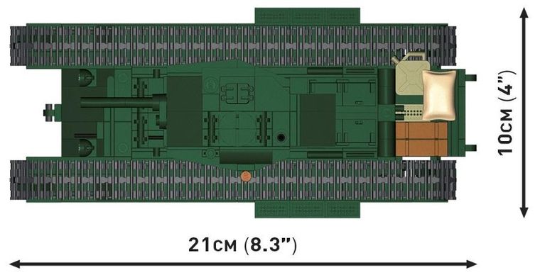 Cobi, Historical Collection WWII, Mark IV Churchill, klocki, 668 elementów