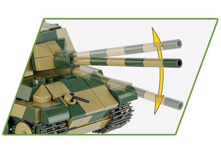 Cobi, Historical Collection WWII, Panzerjager Tiger Ausf.B, klocki, 528 elementów