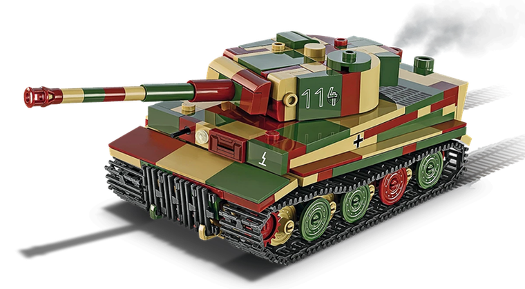 Cobi, Historical Collection WWII, Pz.Kpfw.VI Tiger Ausf.E, 2In1, klocki, 422 elementy