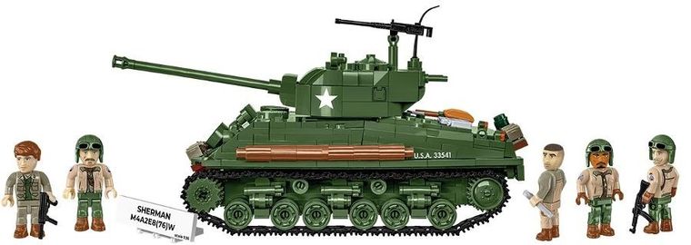 Cobi, Historical Collection WWII, Sherman M4A2E8, klocki, 865 elementów