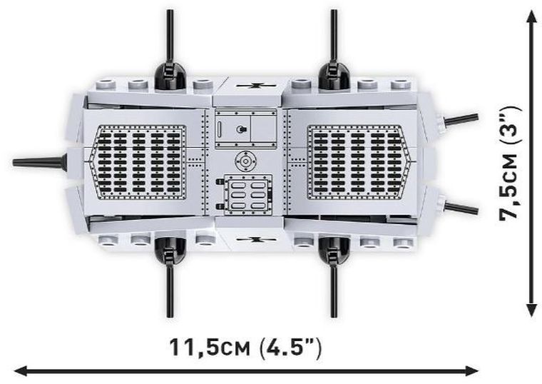 Cobi, Historical Collection WWII, Sturmpanzerwagen A7V, klocki, 1:72, 119 elementów