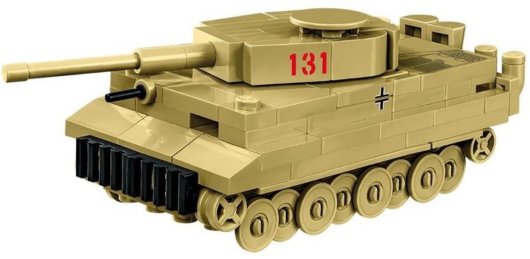 Cobi, Historical Collection WWII, Tiger I 131, klocki, 1:72, 144 elementy