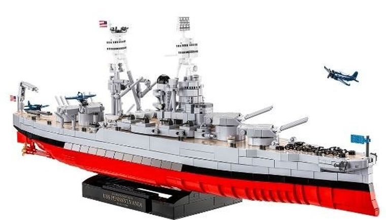 Cobi, Pennsylvania - Class Battleship, klocki, 2088 elementów, 2w1