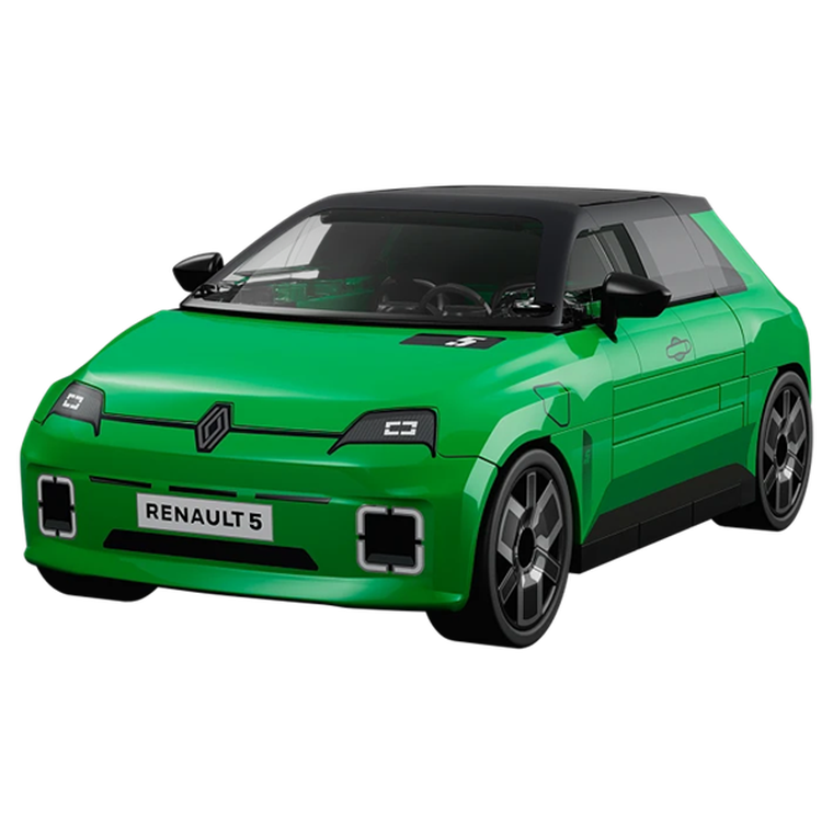 Cobi, Renault 5 E-Tech Green, klocki, 1:35, 78 elementów