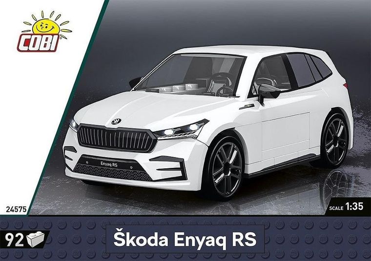 Cobi, Skoda Enyaq RS, klocki, 92 elementy