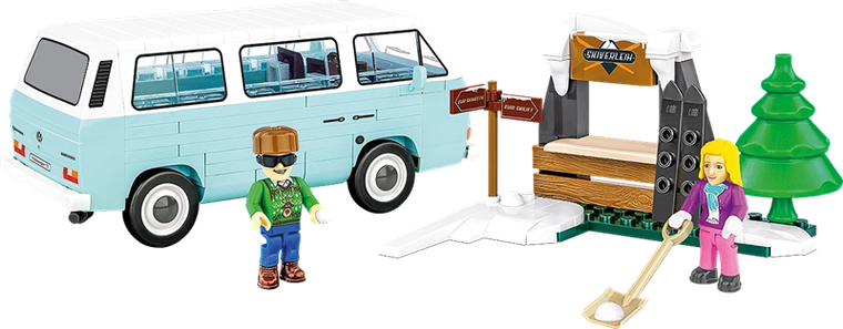Cobi, Volkswagen T3, Winter Adventure, klocki, 1:35, 221 elementów
