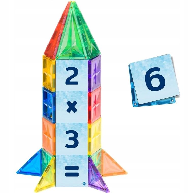 Coblo, nakładki na klocki, cyfry, 60 szt.