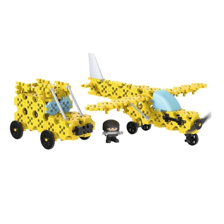 Connect, 2w1, Awionetka, Jeep, klocki konstrukcyjne, 94 elementy, 61969