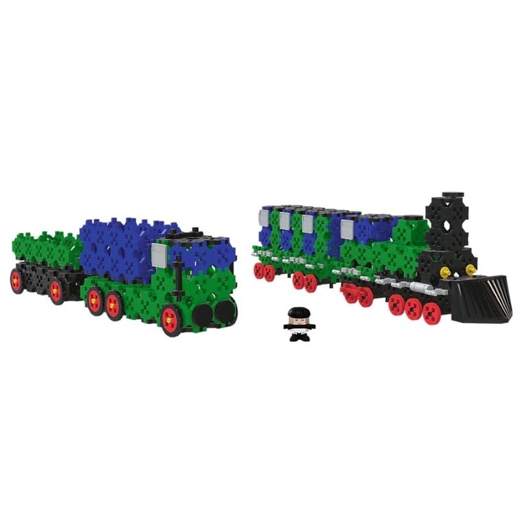 Connect, 2w1, Pociąg, Ciężarówka z przyczepą, klocki konstrukcyjne, 279 elementów, 61976