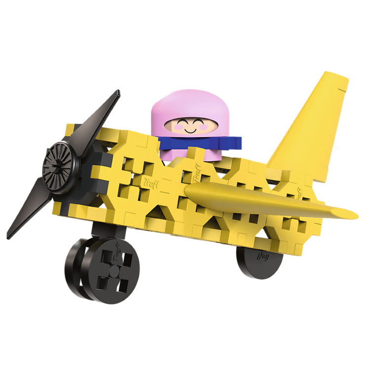 Connect, Mini Set, Mini Airplane, klocki konstrukcyjne, 32 elementy, 62042