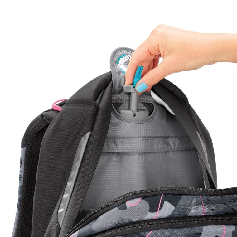 Coocazoo, Porter, plecak szkolny, 5-komorowy, Bubble Brush