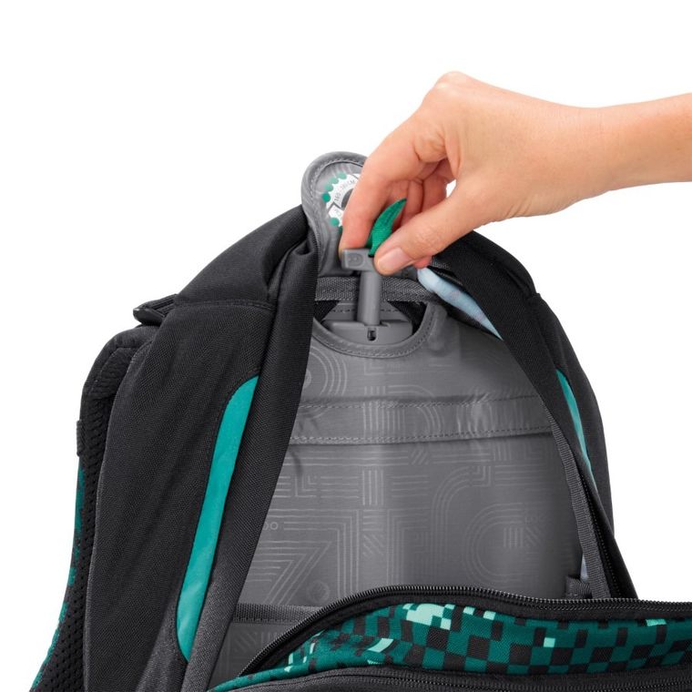 Coocazoo, Porter, plecak szkolny, 5-komorowy, Pixel Blox