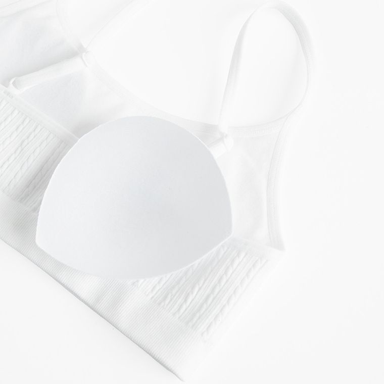 Cool Club, Biustonosz dziewczęcy, biały, mikrofibra