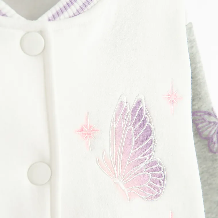 Cool Club, Bluza bejsbolówka dziewczęca, rozpinana, mix