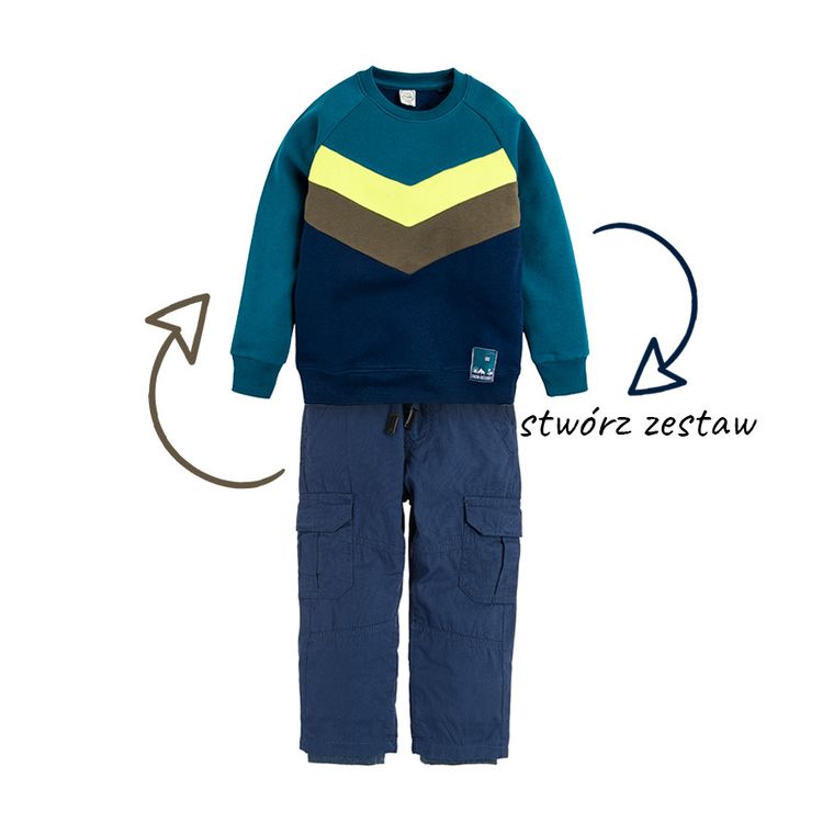 Cool Club, Bluza chłopięca, pasy