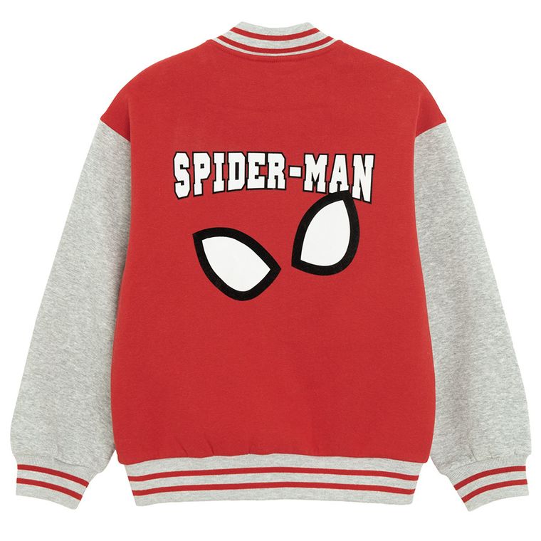 Cool Club, Bluza chłopięca, rozpinana, czerwona, Spider-Man