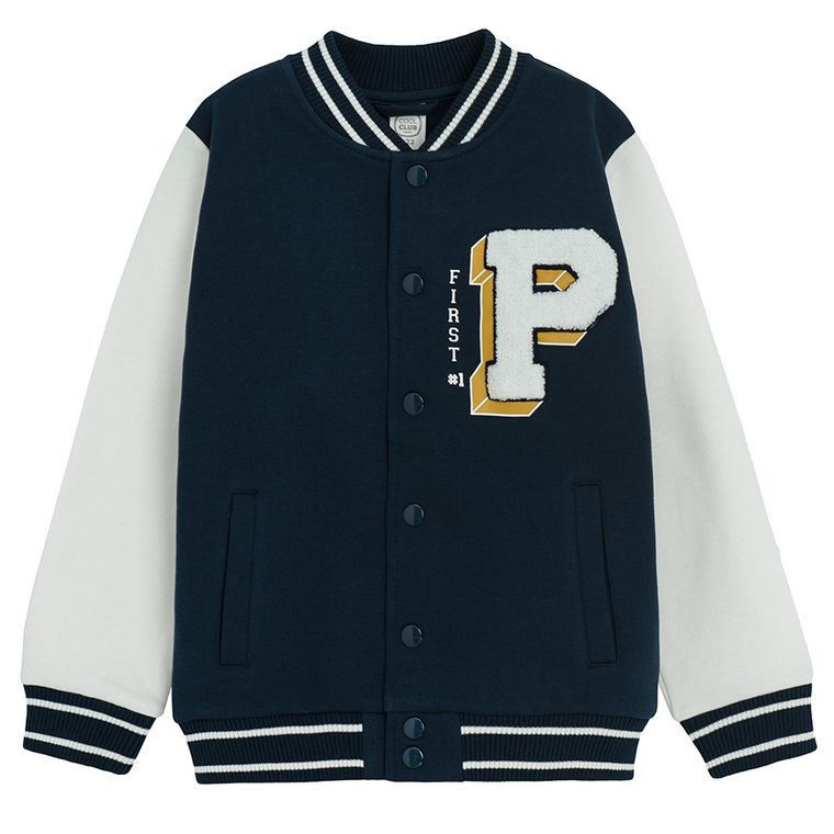 Cool Club, Bluza chłopięca, rozpinana, granatowa