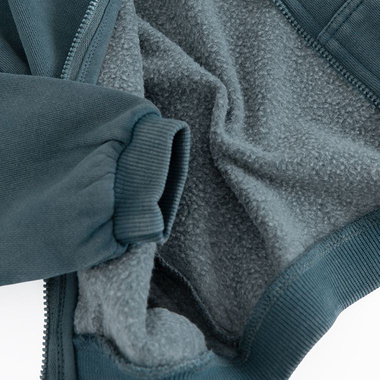 Cool Club, Bluza chłopięca, rozpinana, ocieplana, grafitowa