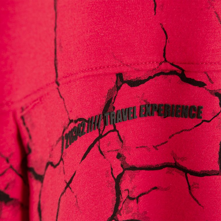 Cool Club, Bluza chłopięca z kapturem, oversize, czerwona