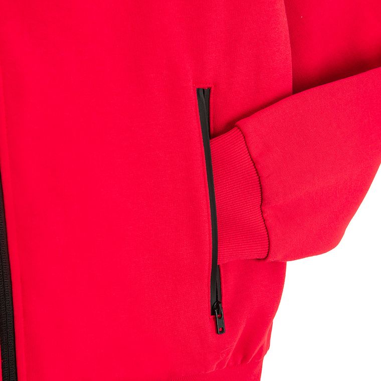 Cool Club, Bluza chłopięca z kapturem, rozpinana, czerwona, Hot Wheels