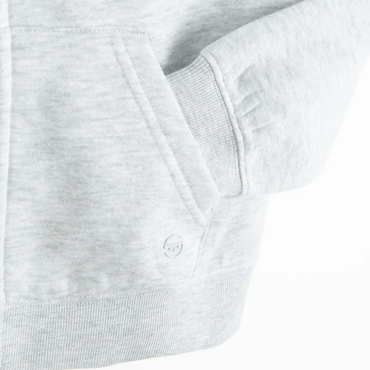 Cool Club, Bluza chłopięca z kapturem, rozpinana, ocieplana, szara