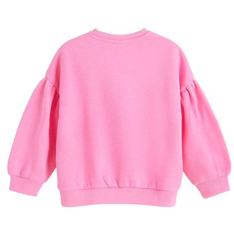 Cool Club, Bluza dziewczęca, ocieplana, różowa