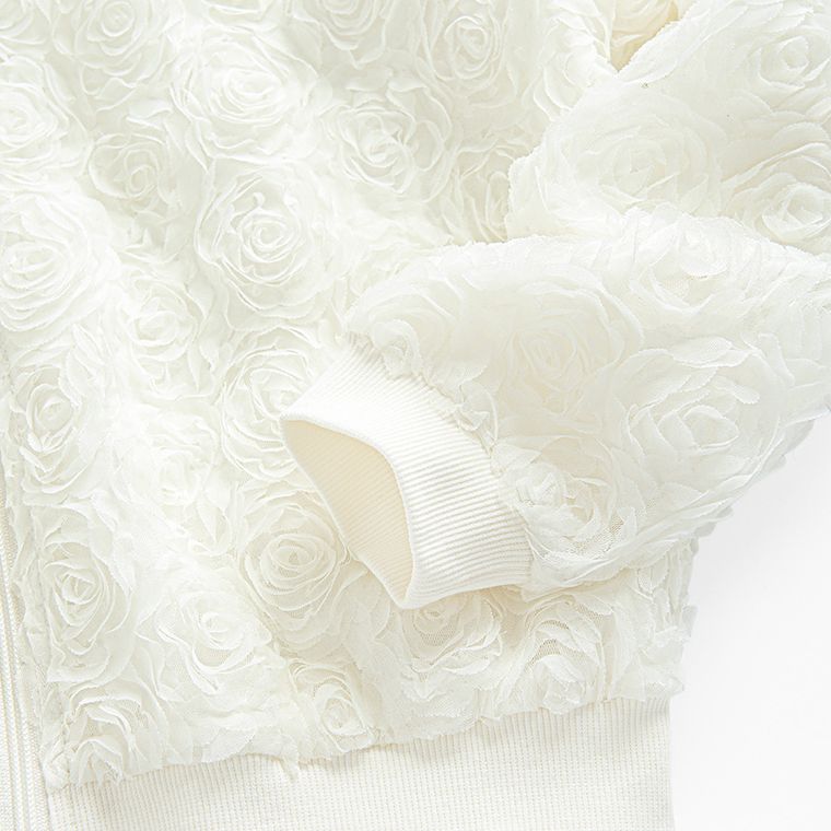 Cool Club, Bluza dziewczęca, rozpinana, biała