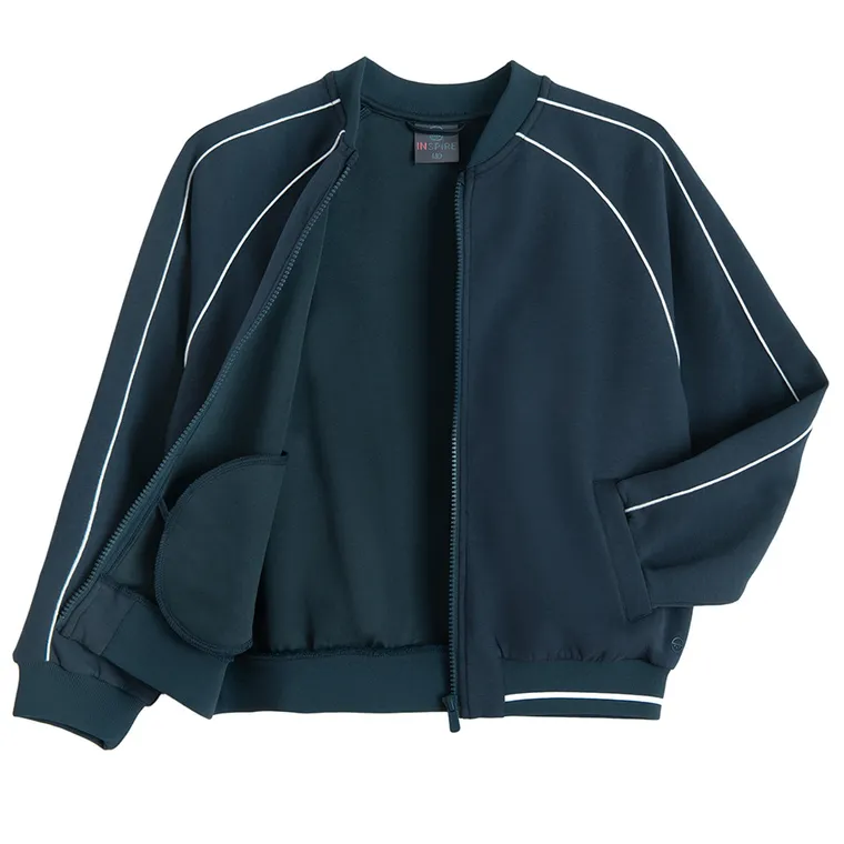 Cool Club, Bluza dziewczęca, rozpinana, granatowa