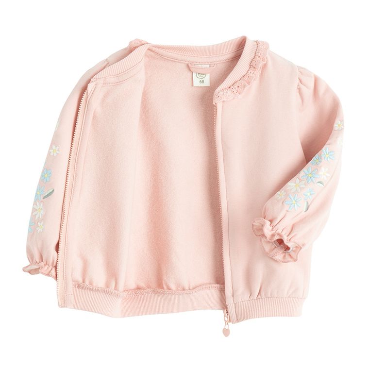 Cool Club, Bluza dziewczęca, rozpinana, różowa