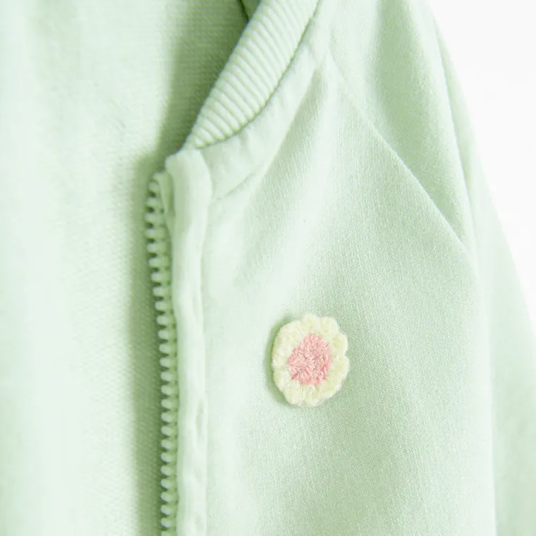 Cool Club, Bluza dziewczęca, rozpinana, zielona