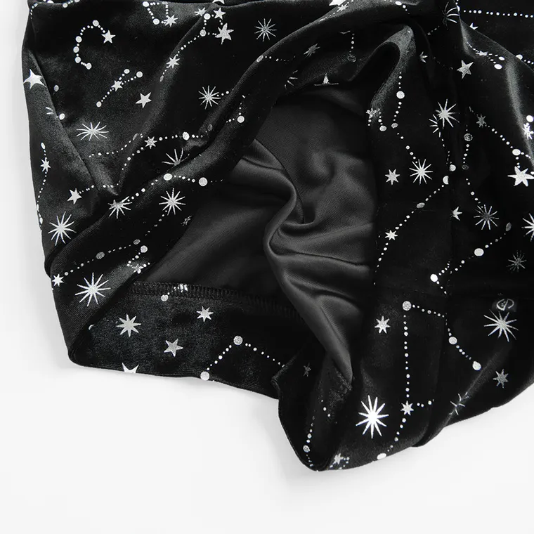 Cool Club, Bluza dziewczęca, welurowa, czarna