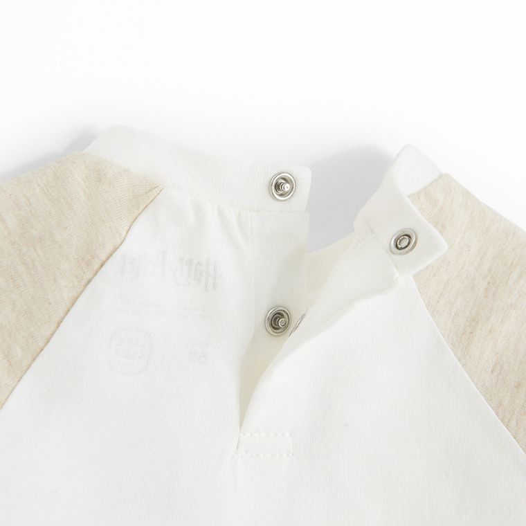 Cool Club, Bluzka chłopięca z długim rękawem, ecru, Harry Potter