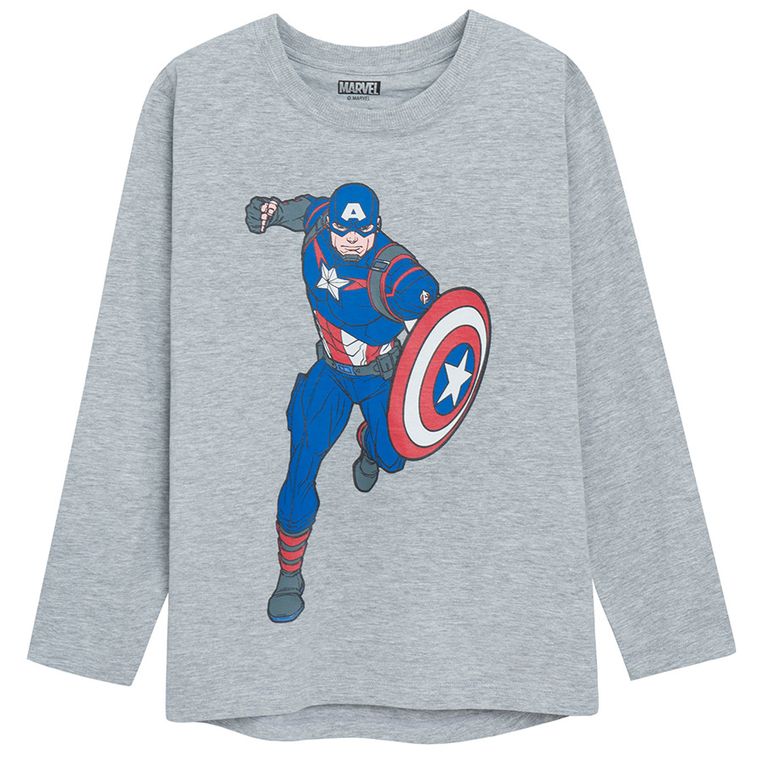 Cool Club, Bluzka chłopięca z długim rękawem, mix, Marvel Super Heroes, zestaw, 2 szt.
