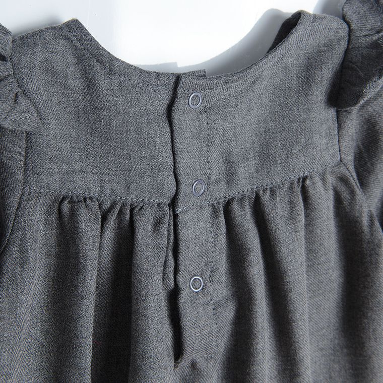 Cool Club, Bluzka dziewczęca z długim rękawem, szara