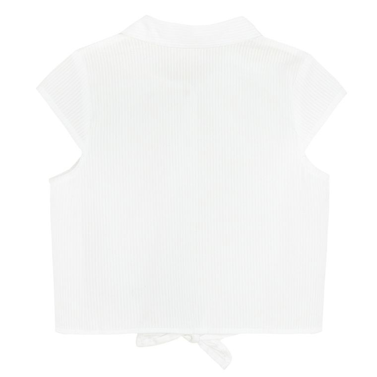 Cool Club, Bluzka dziewczęca z krótkim rękawem, biała