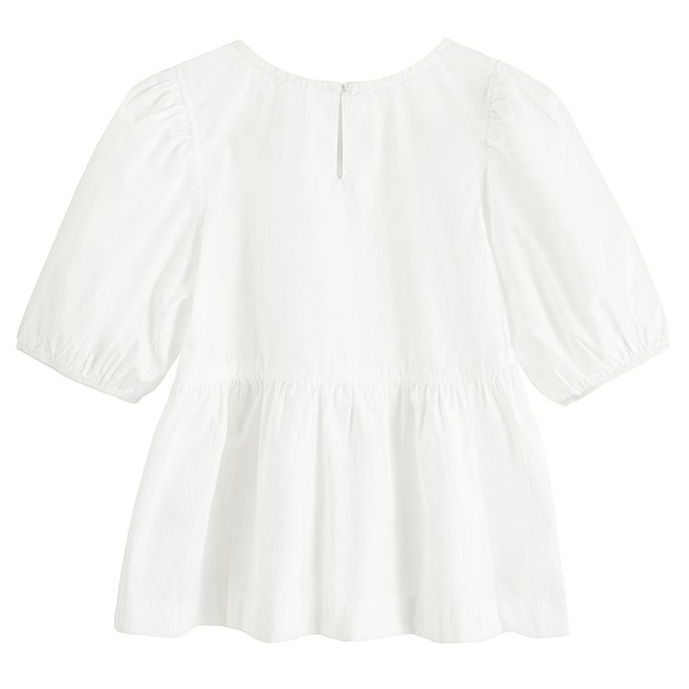 Cool Club, Bluzka dziewczęca z krótkim rękawem, biała