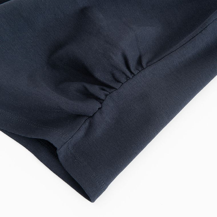 Cool Club, Bluzka dziewczęca z krótkim rękawem, granatowa