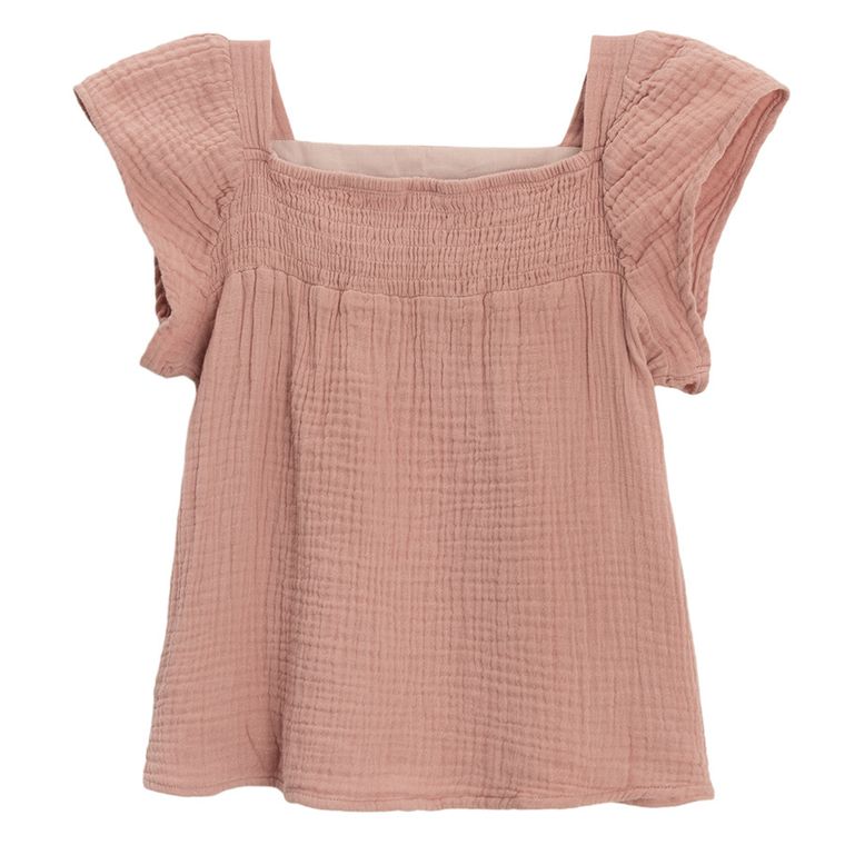 Cool Club, Bluzka dziewczęca z krótkim rękawem, różowa