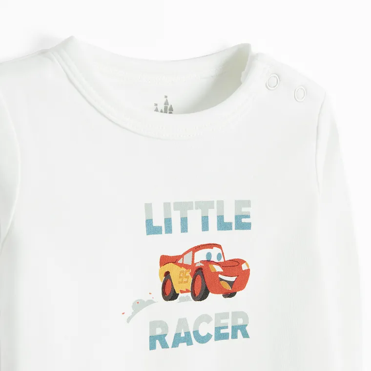 Cool Club, Body chłopięce z długim rękawem, mix, Auta, zestaw, 3 szt.