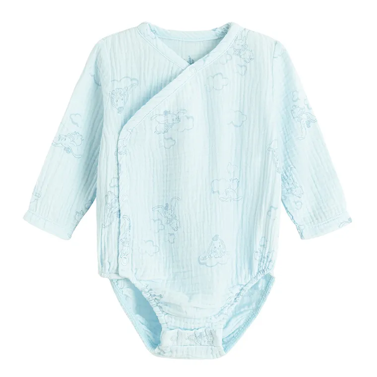 Cool Club, Body chłopięce z długim rękawem, muślinowe, mix, Dumbo, zestaw, 2 szt.