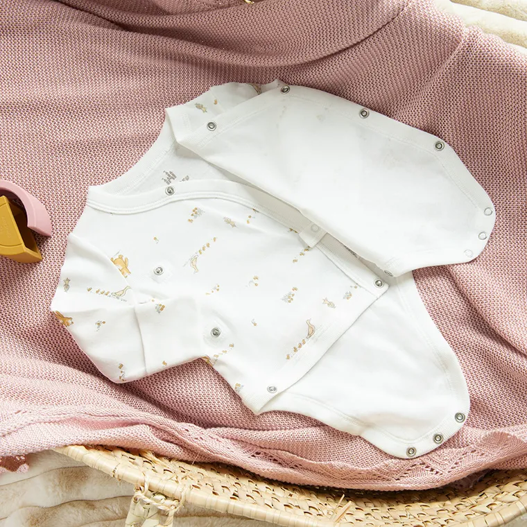 Cool Club, Body dziewczęce z długim rękawem, białe, Kubuś Puchatek, zestaw, 2 szt.