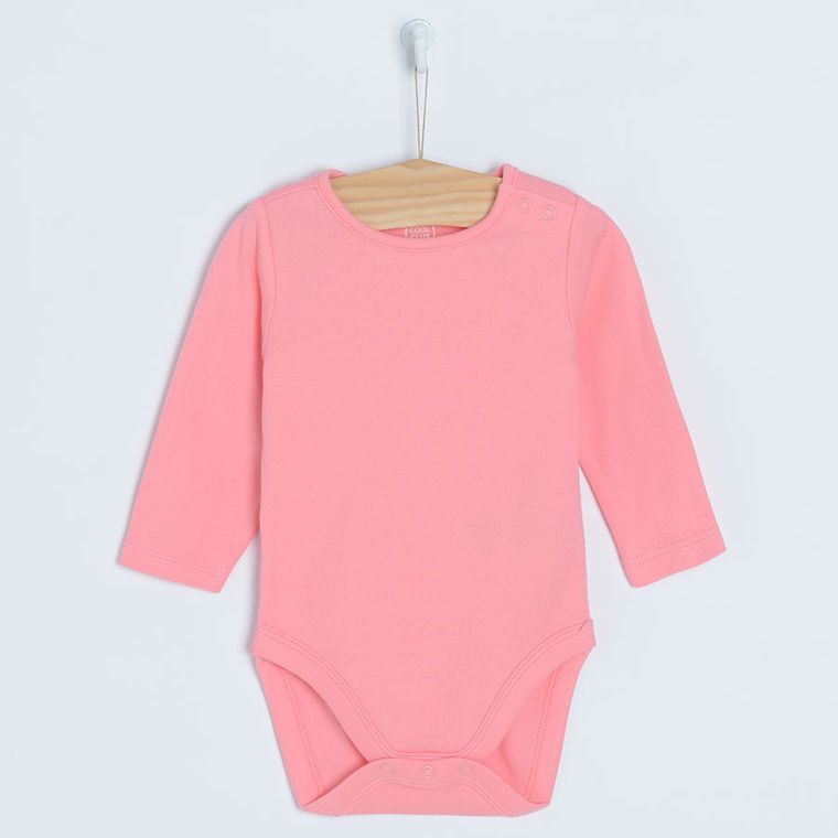 Cool Club, Body dziewczęce z długim rękawem, białe, różowe, żółte, zestaw, 3 szt.