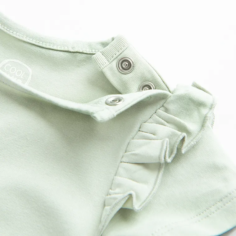 Cool Club, Body dziewczęce z krótkim rękawem, zielone