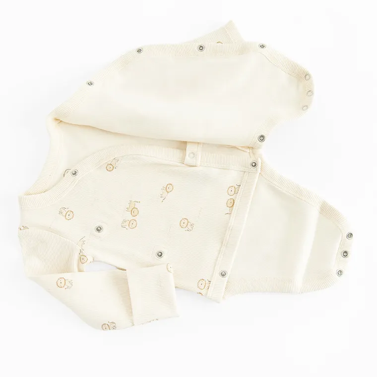 Cool Club, Body niemowlęce z długim rękawem, prążkowane, mix, zestaw, 2 szt.