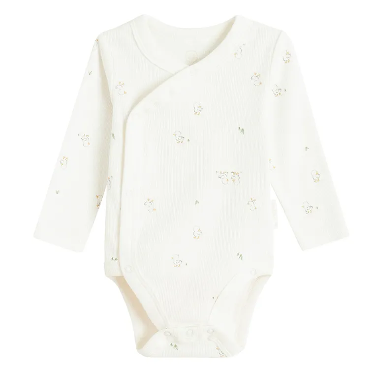 Cool Club, Body niemowlęce z długim rękawem, prążkowane, mix, zestaw, 2 szt.