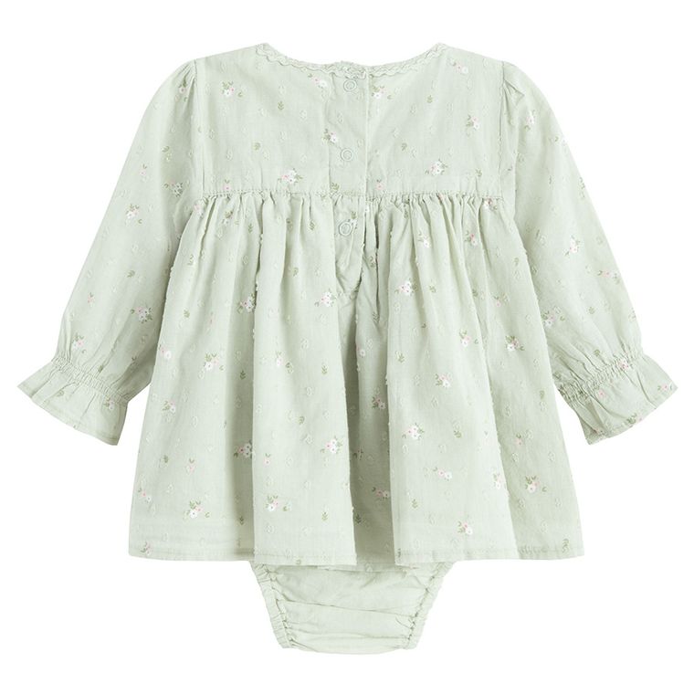 Cool Club, Body sukienka dziewczęce z długim rękawem, zielone